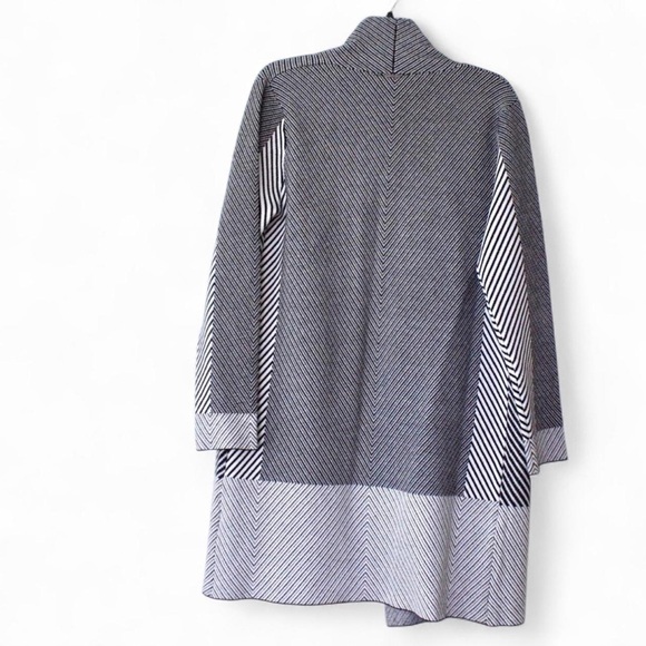 Sioni | long length cardigan chevron - Picture 5 of 6